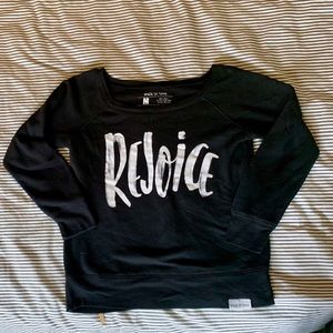 Boatneck Rejoice Sweatshirt